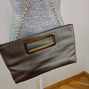 Imoshion Pewter Clutch Crossbody Purse